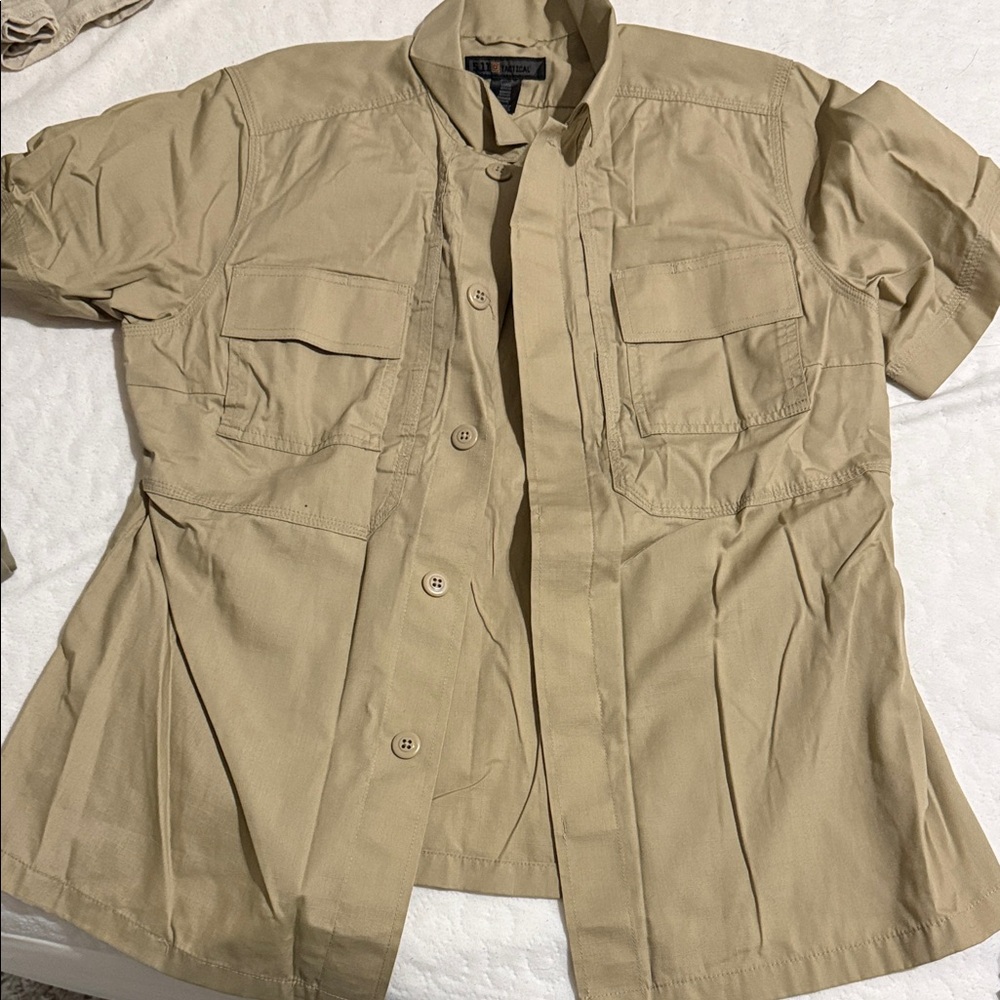 5.11 Tactical Khaki Short Sleeve Utility Shirt